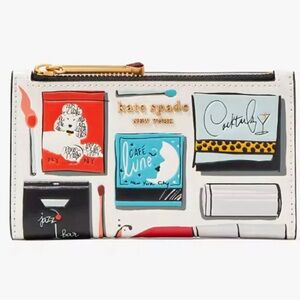 Kate Spade Morgan Matchbox Embossed Small Slim Bifold Wallet
